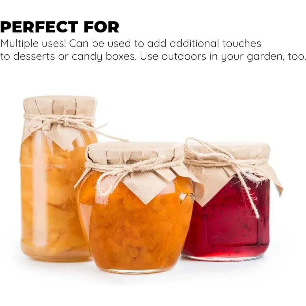 3 PACK Jacent Kitchen Twine, Butcher String for Cooking, Crafts, Gardening